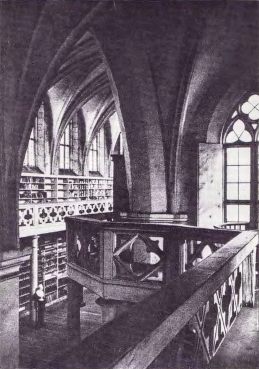 Historischer Saal - Blick von der Galerie, Universitätsbibliothek Göttingen